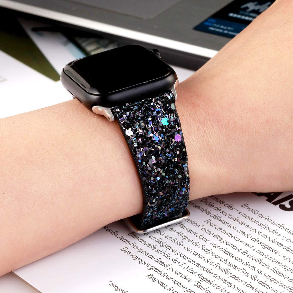 Sparkly best sale iwatch band